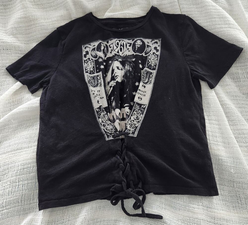 Lucky Brand Janis Joplin Vintage Style Graphic Rock T-Shirt – XS